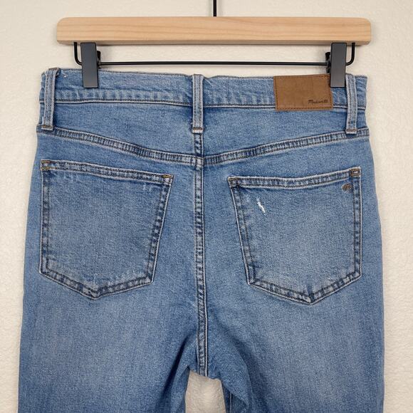 Madewell The Perfect Vintage Jean Denman Wash Size 26 Straight Leg Distressed - Picture 10 of 15